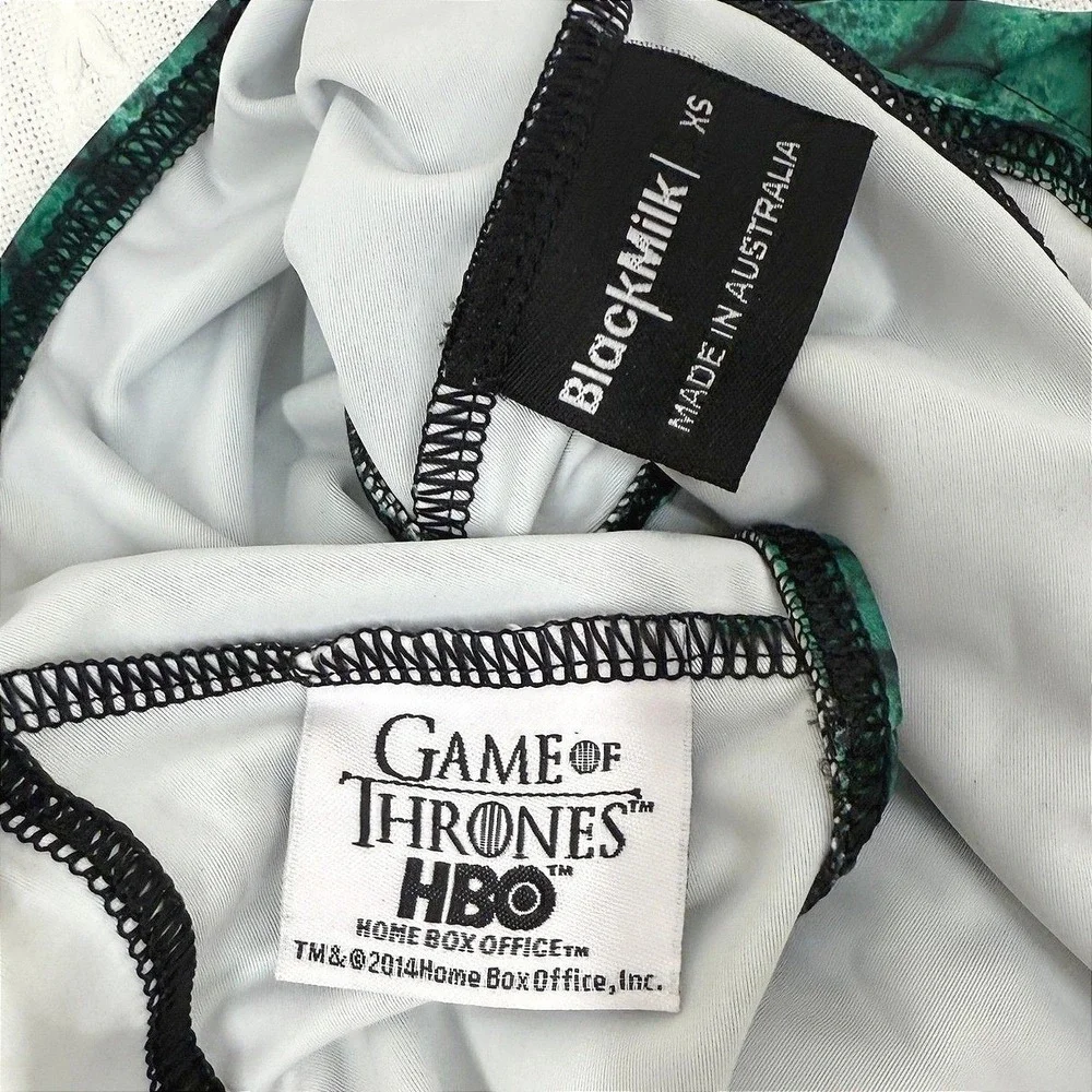 BlackMilk Game of Thrones Dragon Scale‎ Halter One Piece Swimsuit XS